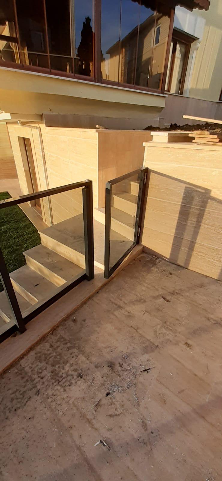 Aliminyum küpeşte merdiven ve fransız 1